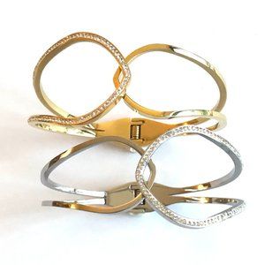 2pcs-GREAT STOCKING STUFFERS, DESIGNER INSPIRED, DOUBLE LOOP WITH ONE SI…